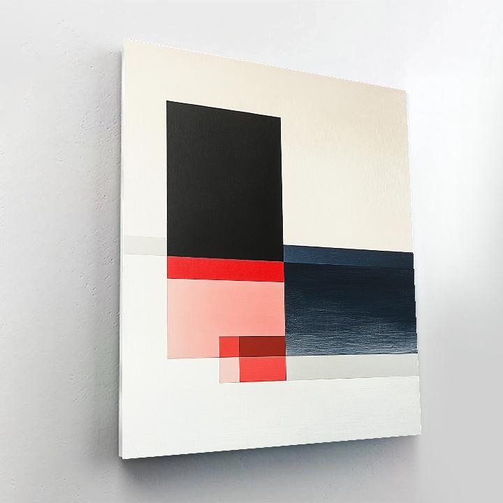 Kazimir Malevich Inspired Event Horizon Silence paint by number