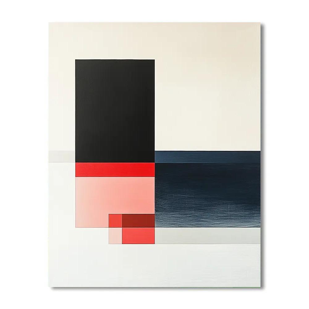 Kazimir Malevich Inspired Event Horizon Silence paint by number