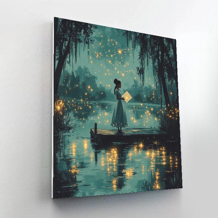 Tiana Bayou Firefly Star Map DIY paint by numbers