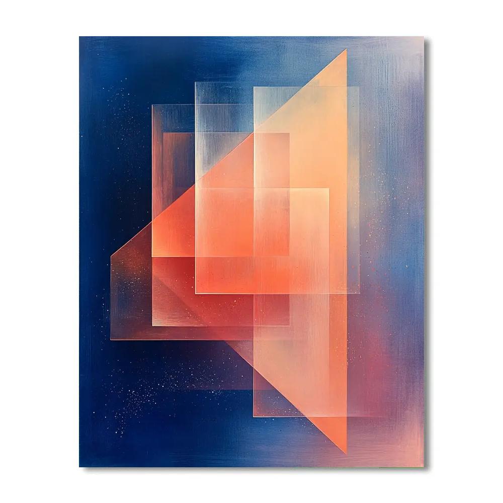 Paul Klee Inspired Luminous Nebular Counterpoint paint by numbers