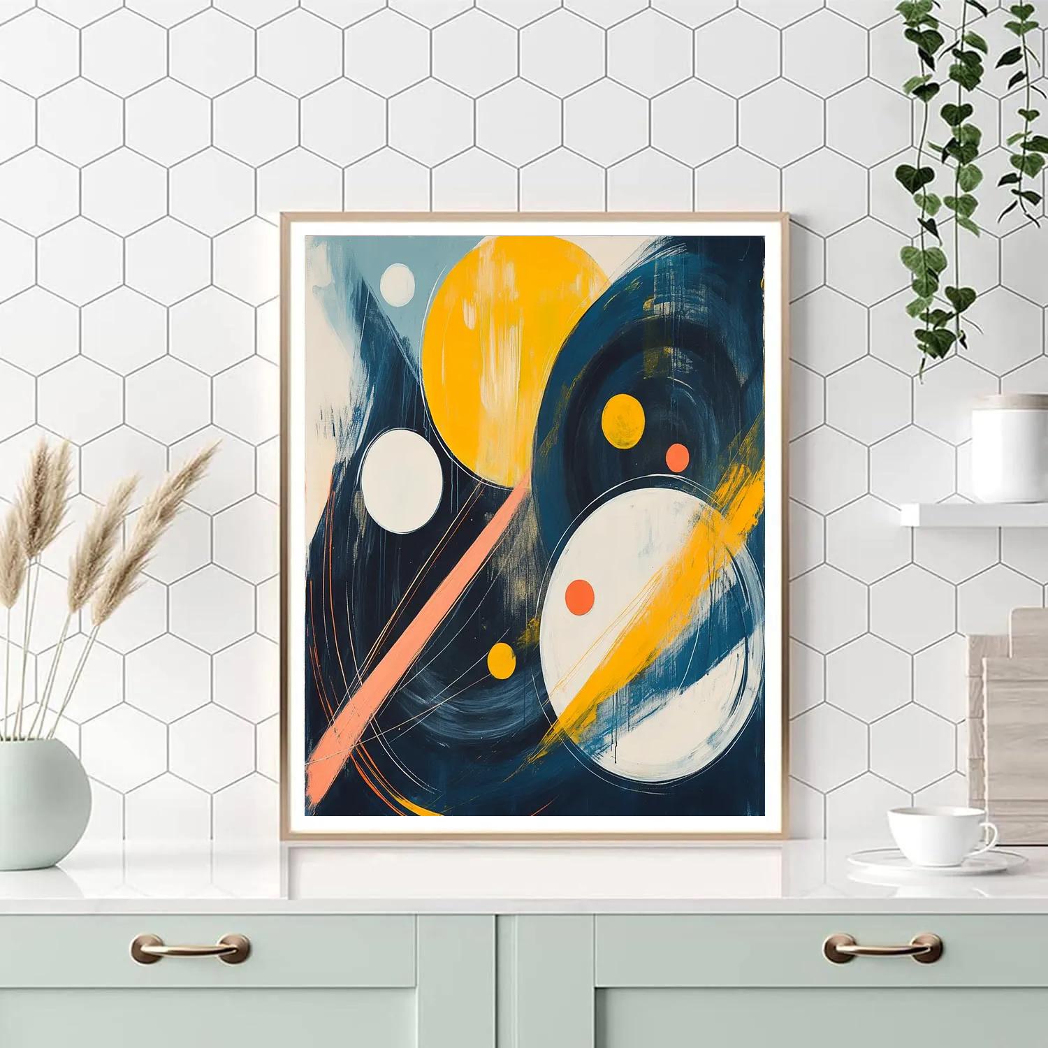 Wassily Kandinsky Inspired Solar System Symphony Number painting