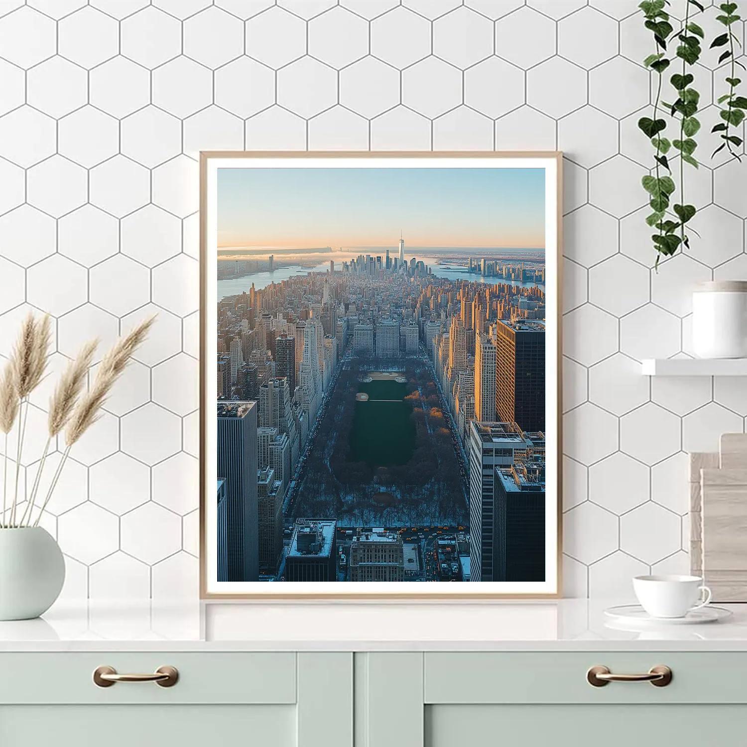 Top Of The Rock View Over Central Park New York City United States paint by number
