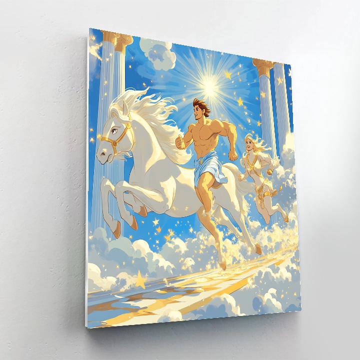 Hercules Pegasus Star Track Sprint Numbered painting kits