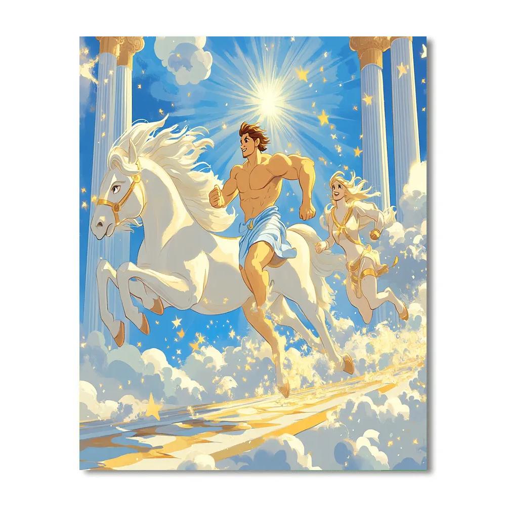 Hercules Pegasus Star Track Sprint Numbered painting kits