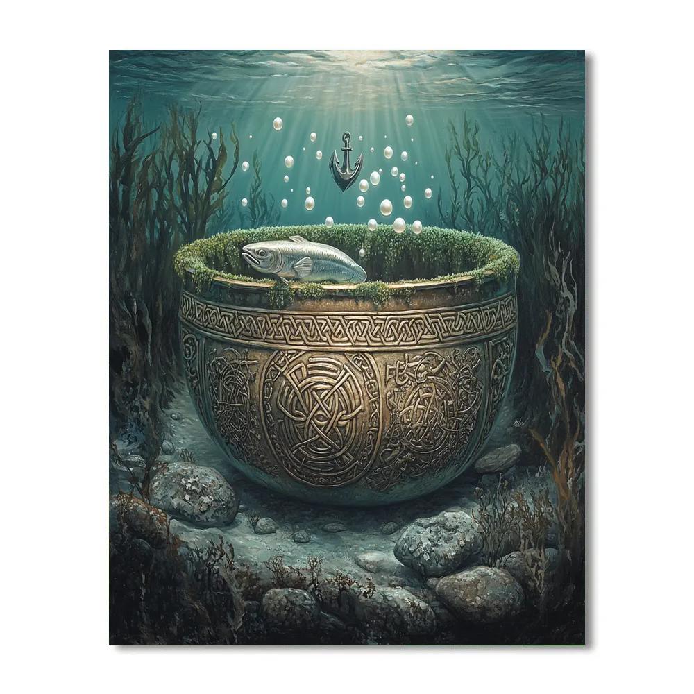 Sunken Reliquary Of The Celtic Sea Paint by numbers art