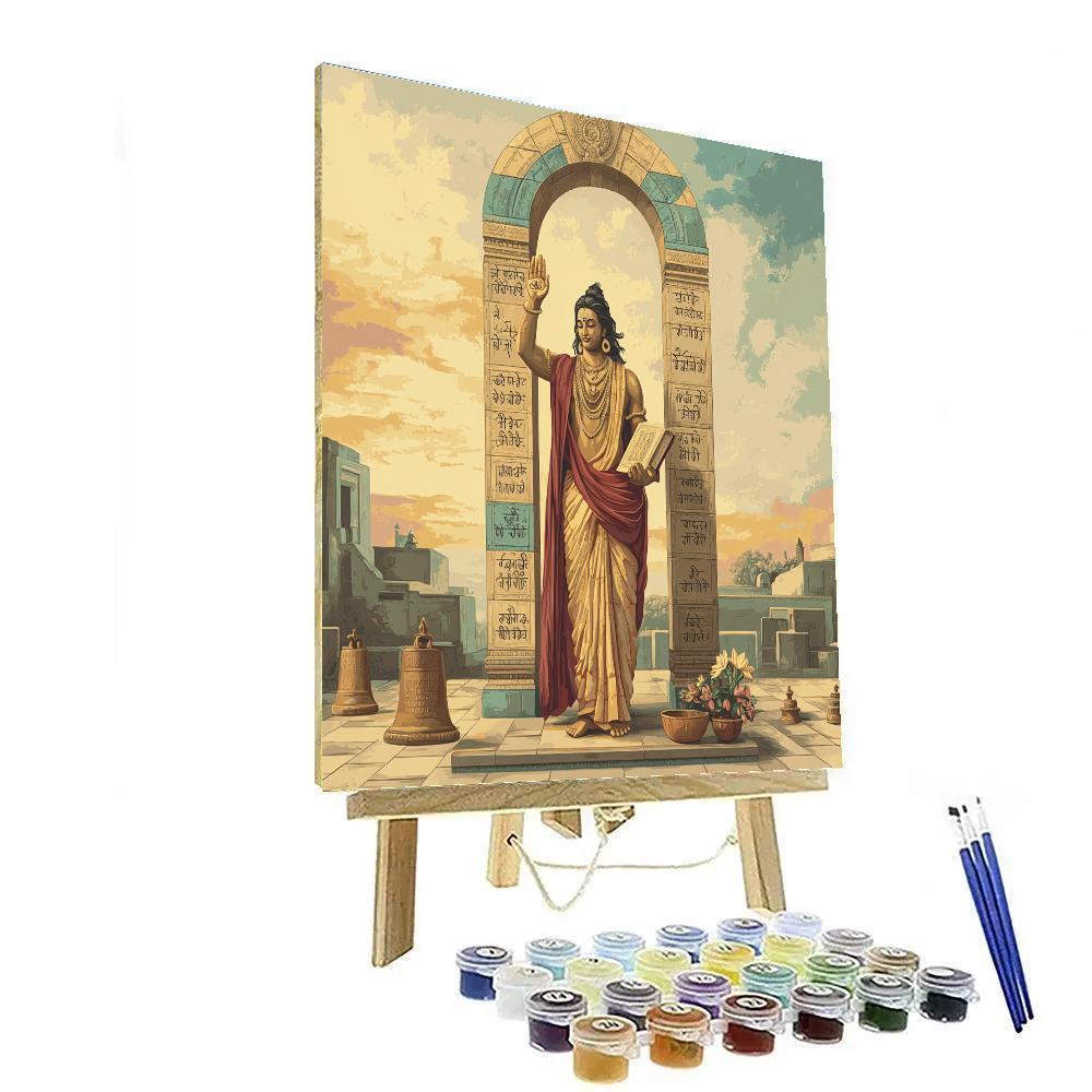 Brahma Gatekeeper Of The Scripted Arch Numbered painting kits