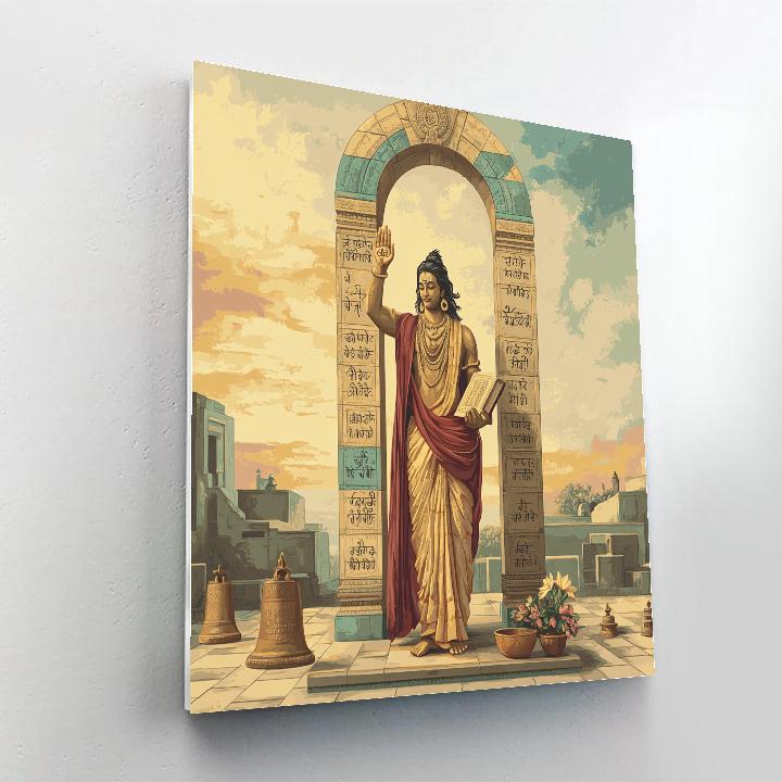 Brahma Gatekeeper Of The Scripted Arch Numbered painting kits