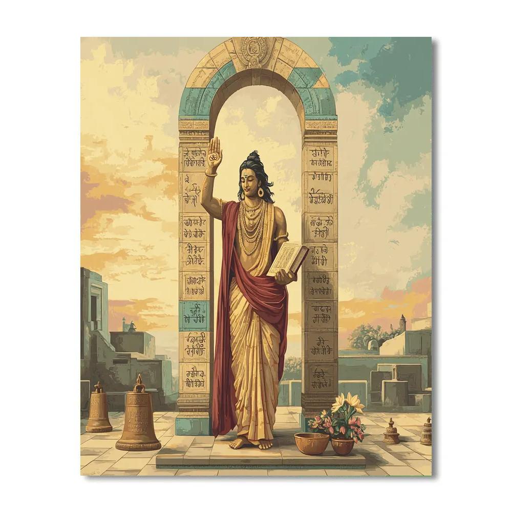 Brahma Gatekeeper Of The Scripted Arch Numbered painting kits