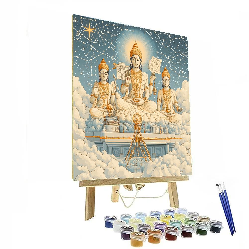 Cloud Observatory With Brahma Paint by numbers art