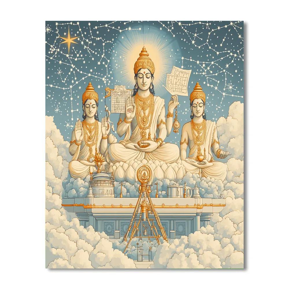 Cloud Observatory With Brahma Paint by numbers art