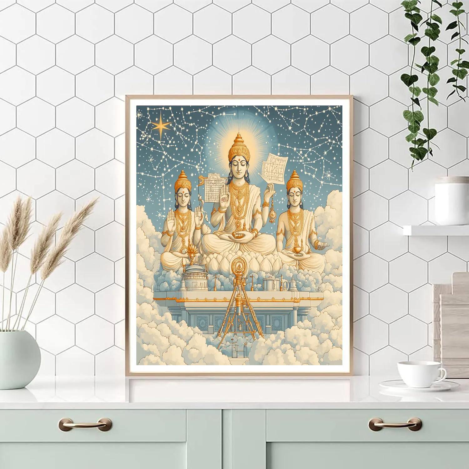 Cloud Observatory With Brahma Paint by numbers art