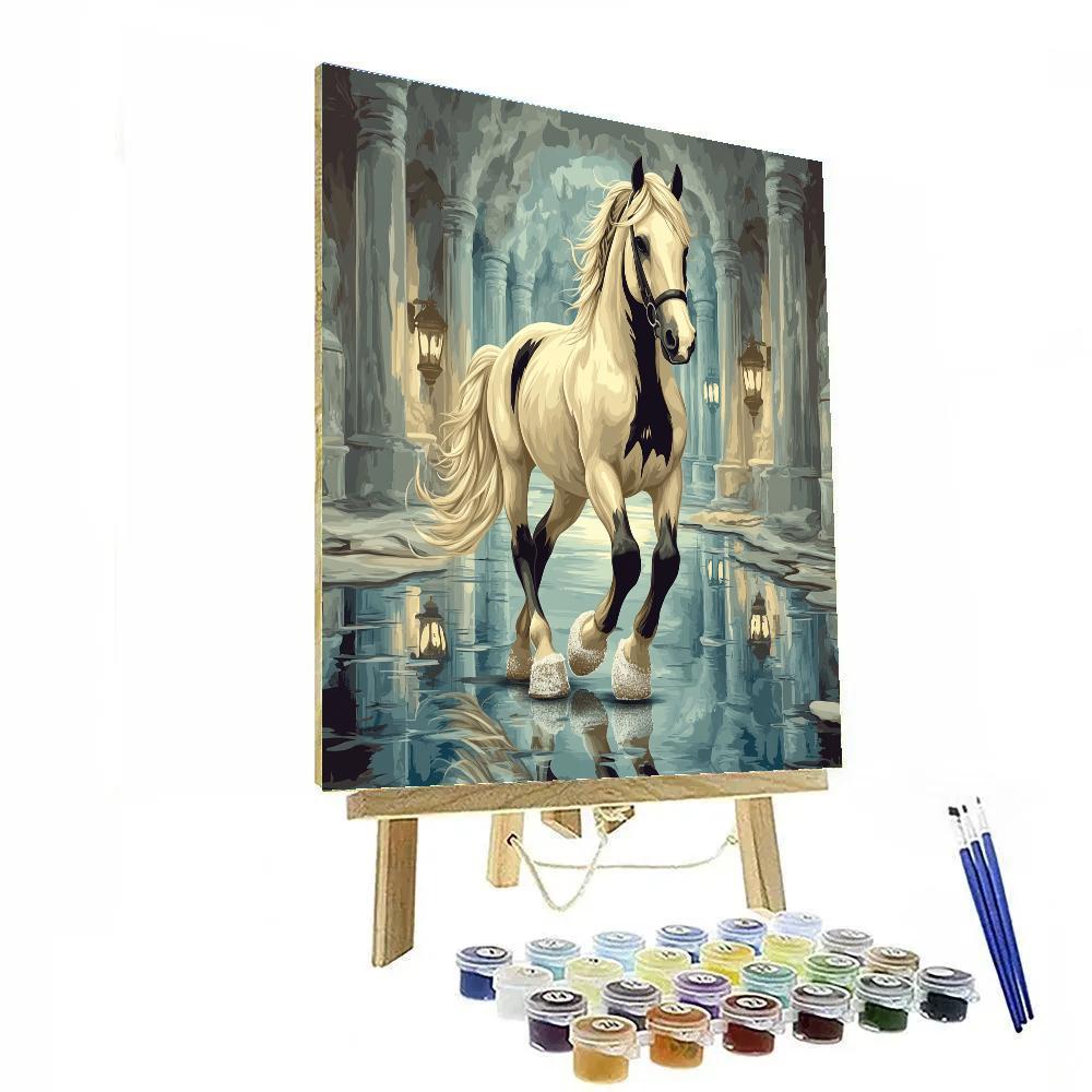 Horse Of The Salt Cathedral Passage paint by color