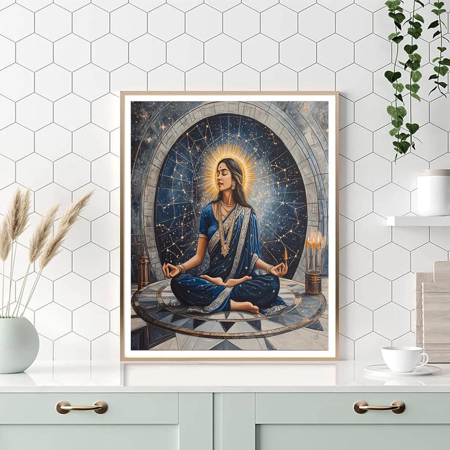 Parvati Star Map Meditation Chamber Paint by numbers kits