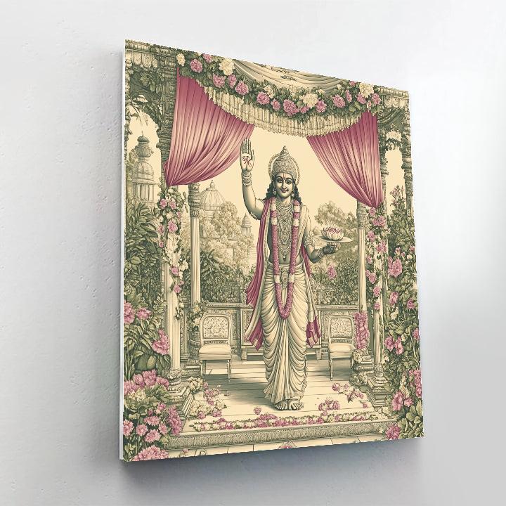 Brahma Garden Wedding Blessing DIY paint by numbers