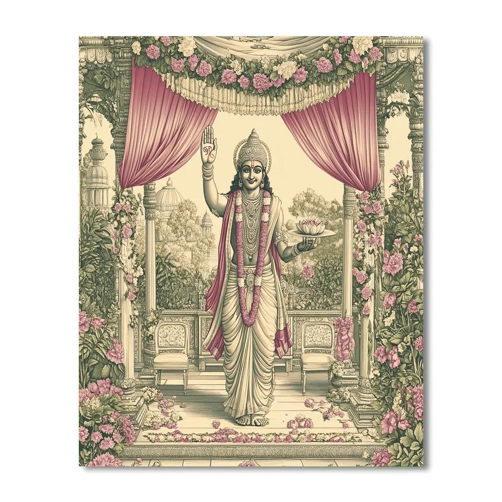 Brahma Garden Wedding Blessing DIY paint by numbers