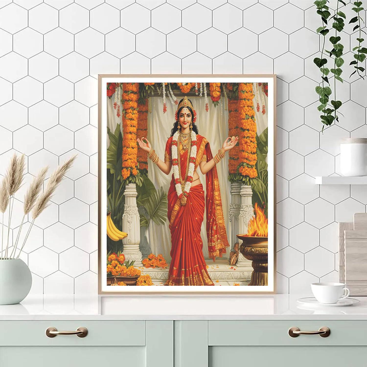 Parvati Wedding Blessing Pavilion DIY paint by numbers
