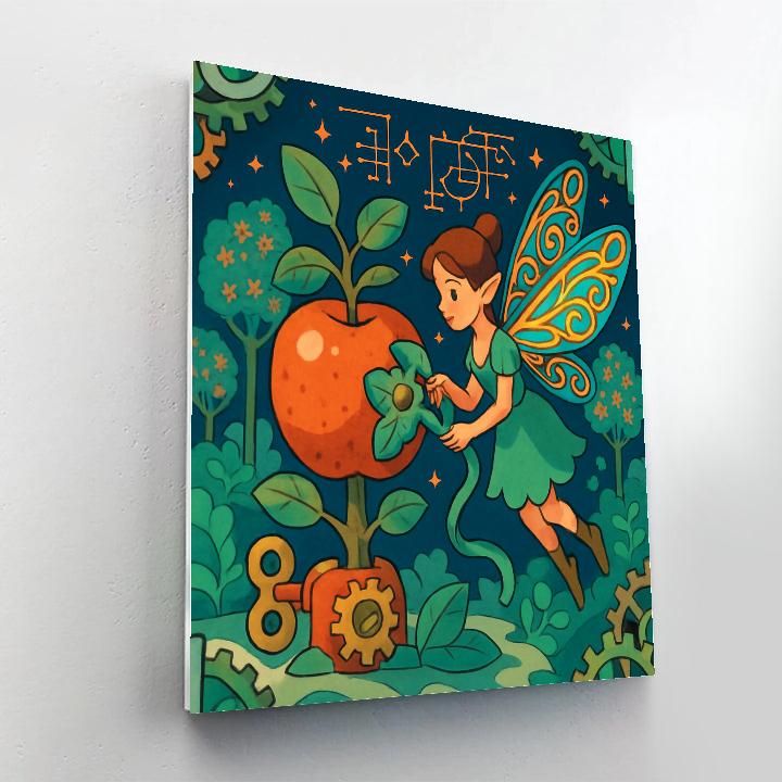Clockwork Orchard Fairy paint by color