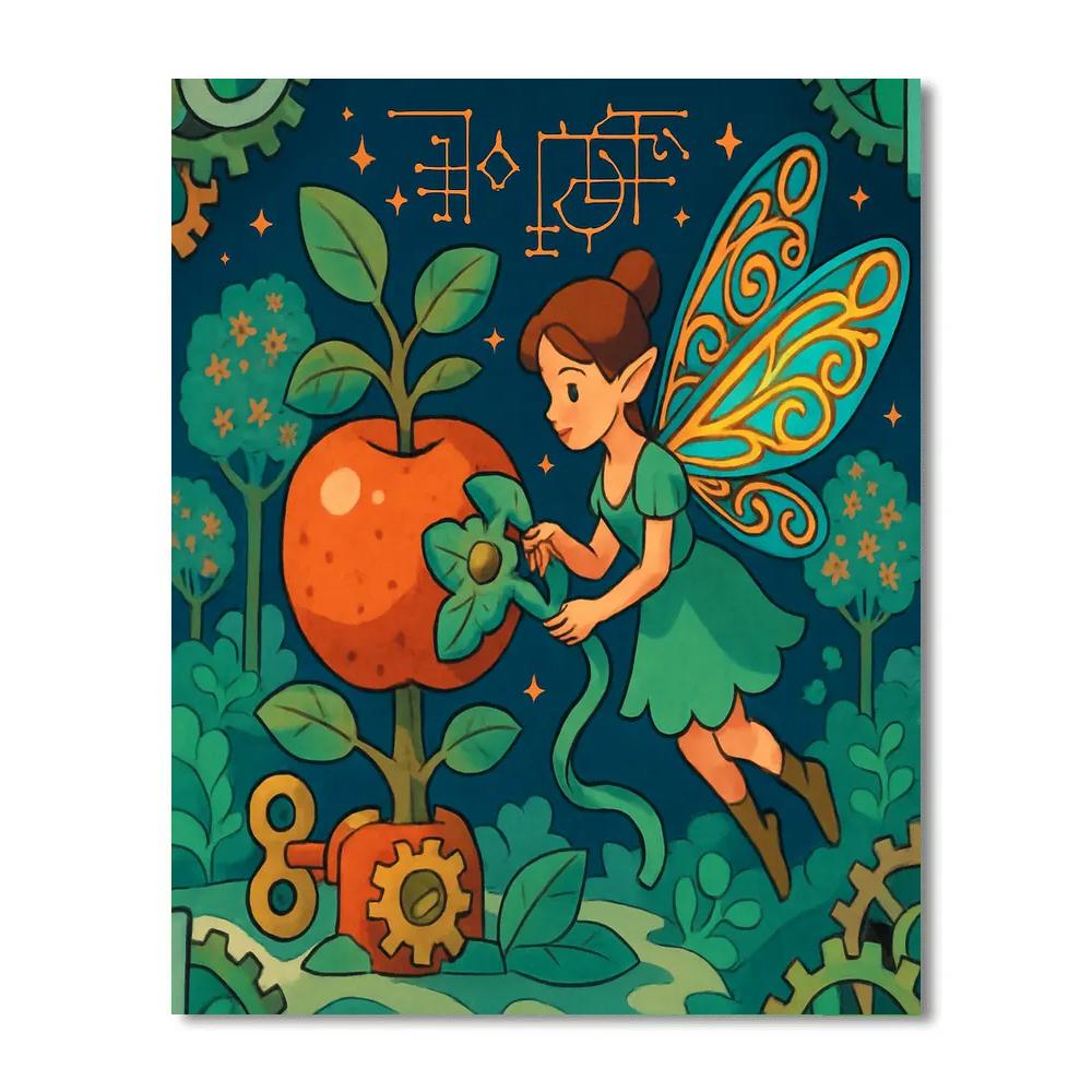 Clockwork Orchard Fairy paint by color