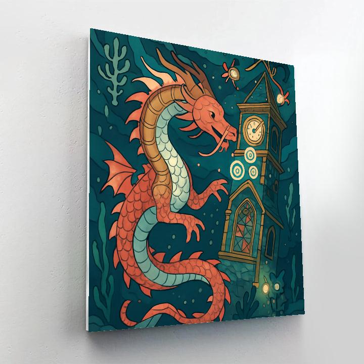 Clockwork Reef In Fantasy Tides Paint by numbers kits