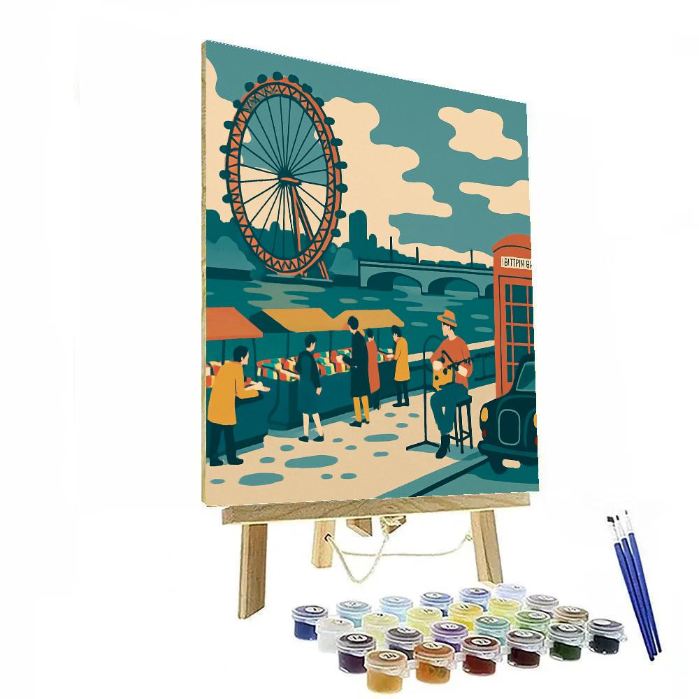 London Tideway Floating Book Market Paint by numbers kits