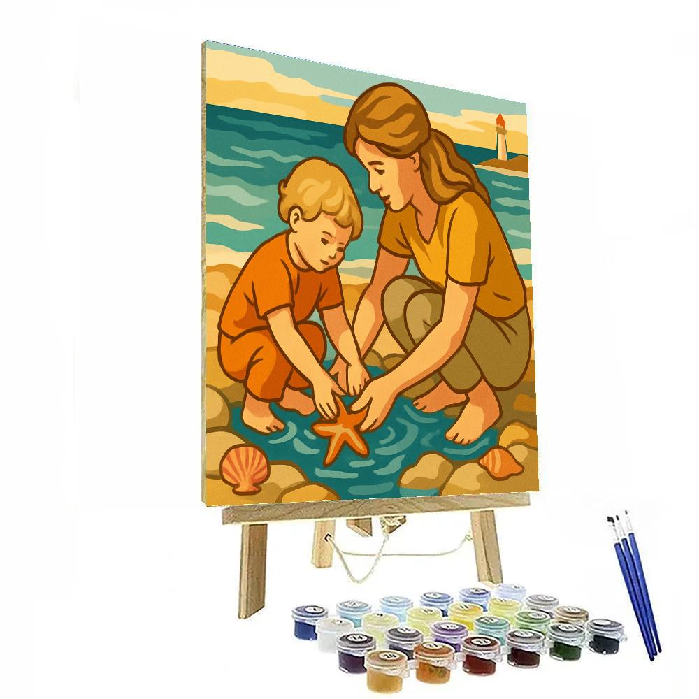 Tidal Garden Mother paint by color