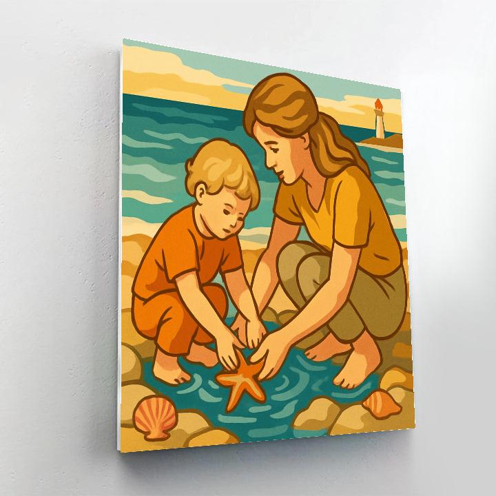 Tidal Garden Mother paint by color