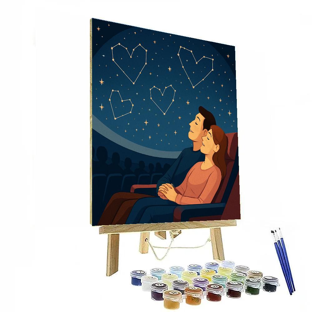 Valentines Day Planetarium Starpath paint by color
