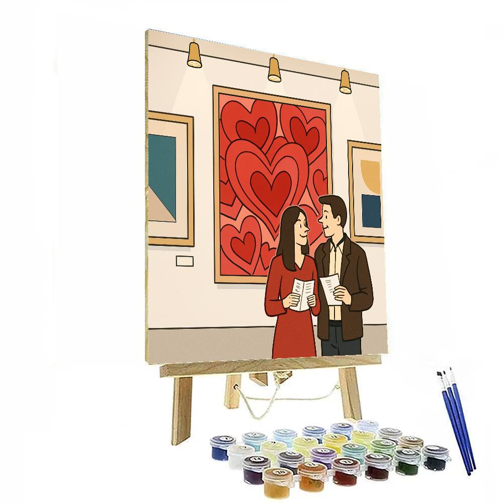 Valentines Day Art Gallery First Look DIY paint by numbers