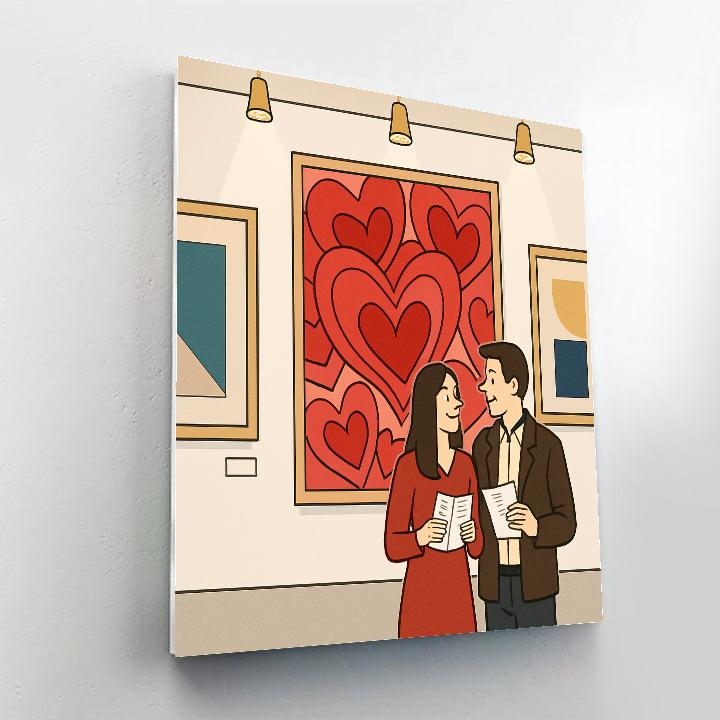 Valentines Day Art Gallery First Look DIY paint by numbers
