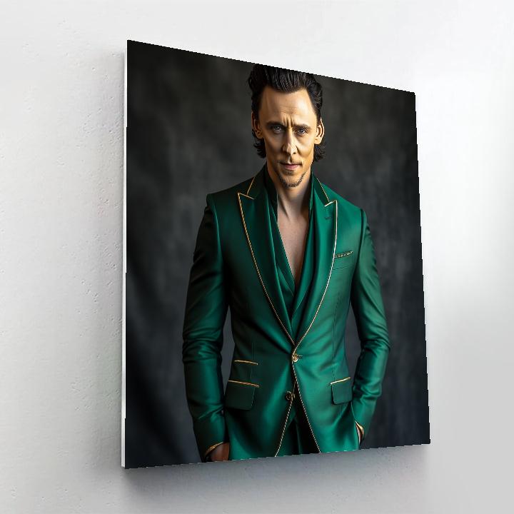 Tom Hiddleston The Gentle Eclipse Of Mischief DIY paint by numbers