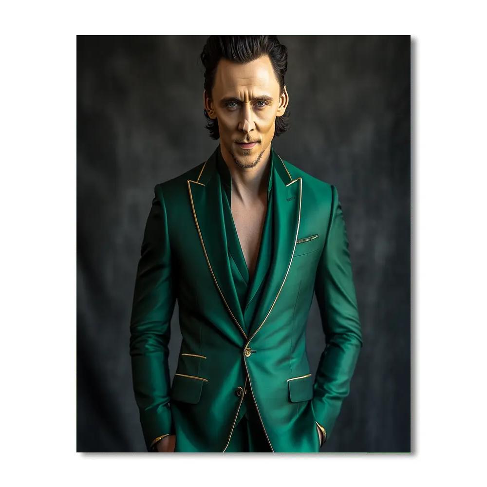 Tom Hiddleston The Gentle Eclipse Of Mischief DIY paint by numbers