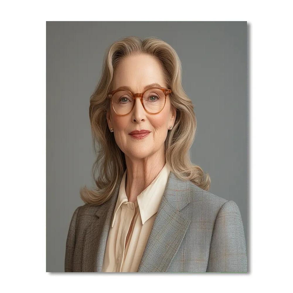 Meryl Streep The Chameleons Spotlight In Quiet Command Number painting
