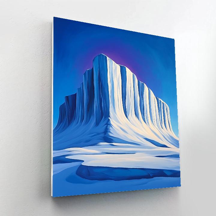 Lawren Harris Inspired Cathedral Ridge And Indigo Shadowfields Number painting