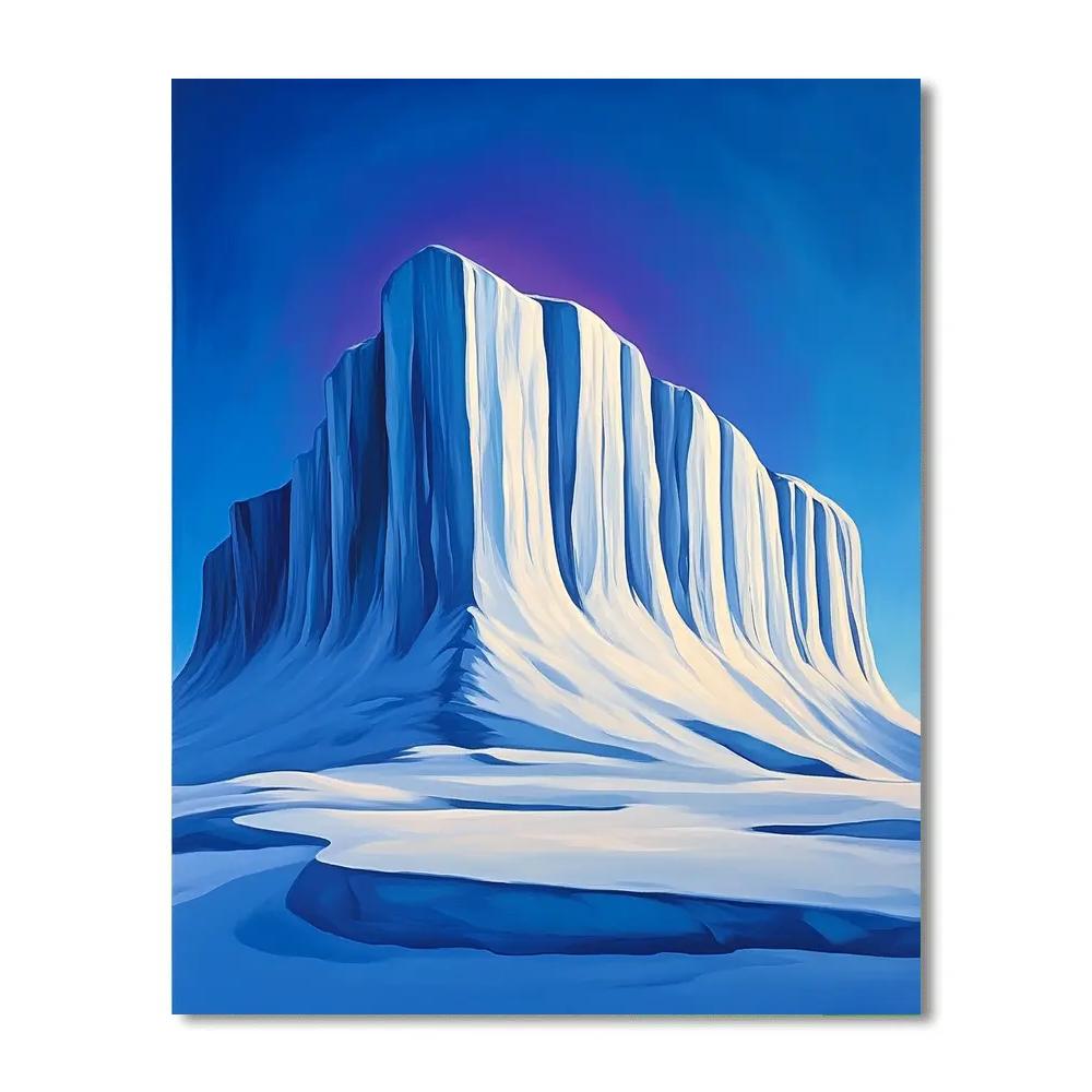 Lawren Harris Inspired Cathedral Ridge And Indigo Shadowfields Number painting