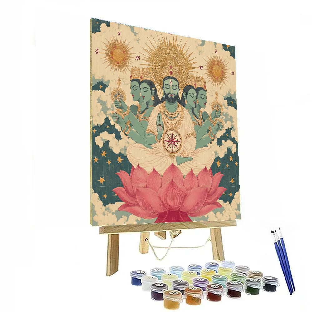 Brahma Compass Of The Four Winds Paint by numbers kits