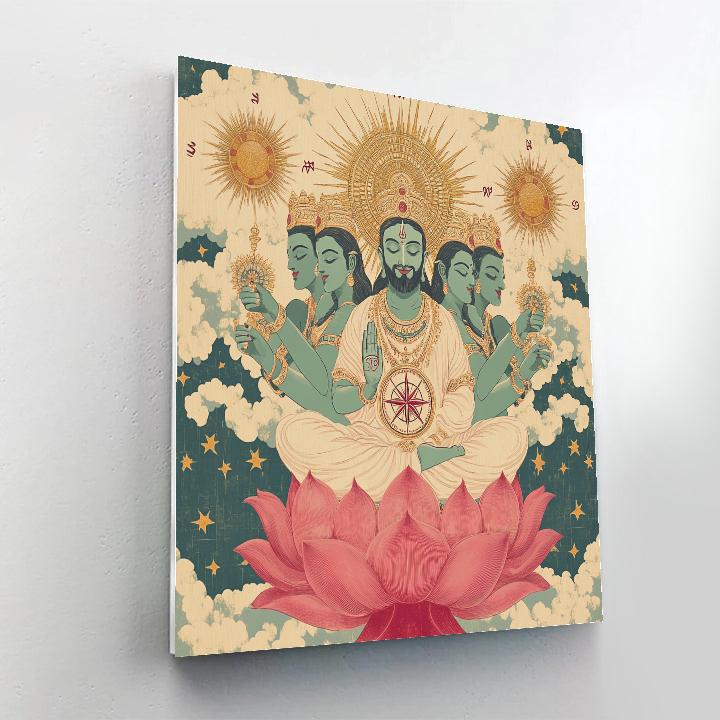 Brahma Compass Of The Four Winds Paint by numbers kits