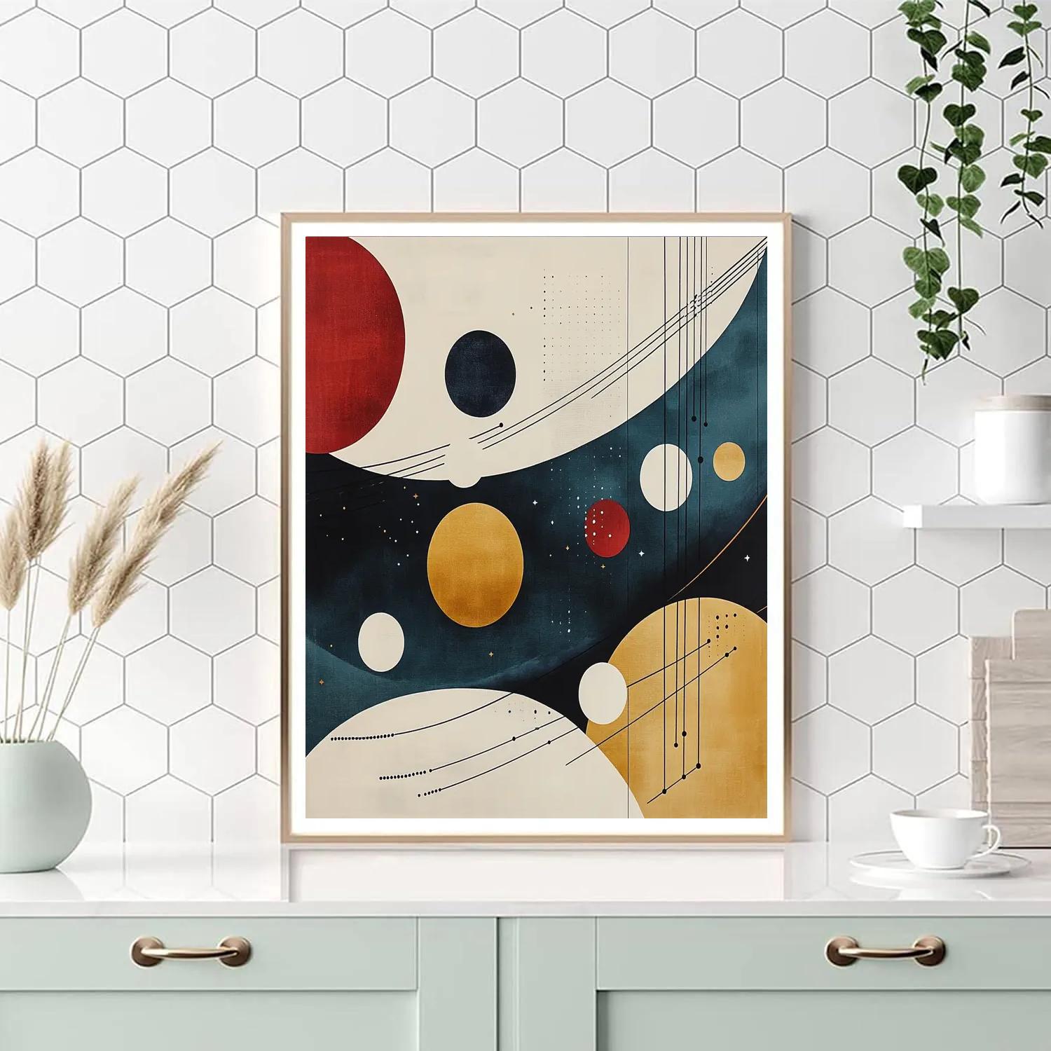 Wassily Kandinsky Inspired Abstract Symphony Of Planets Paint by numbers art