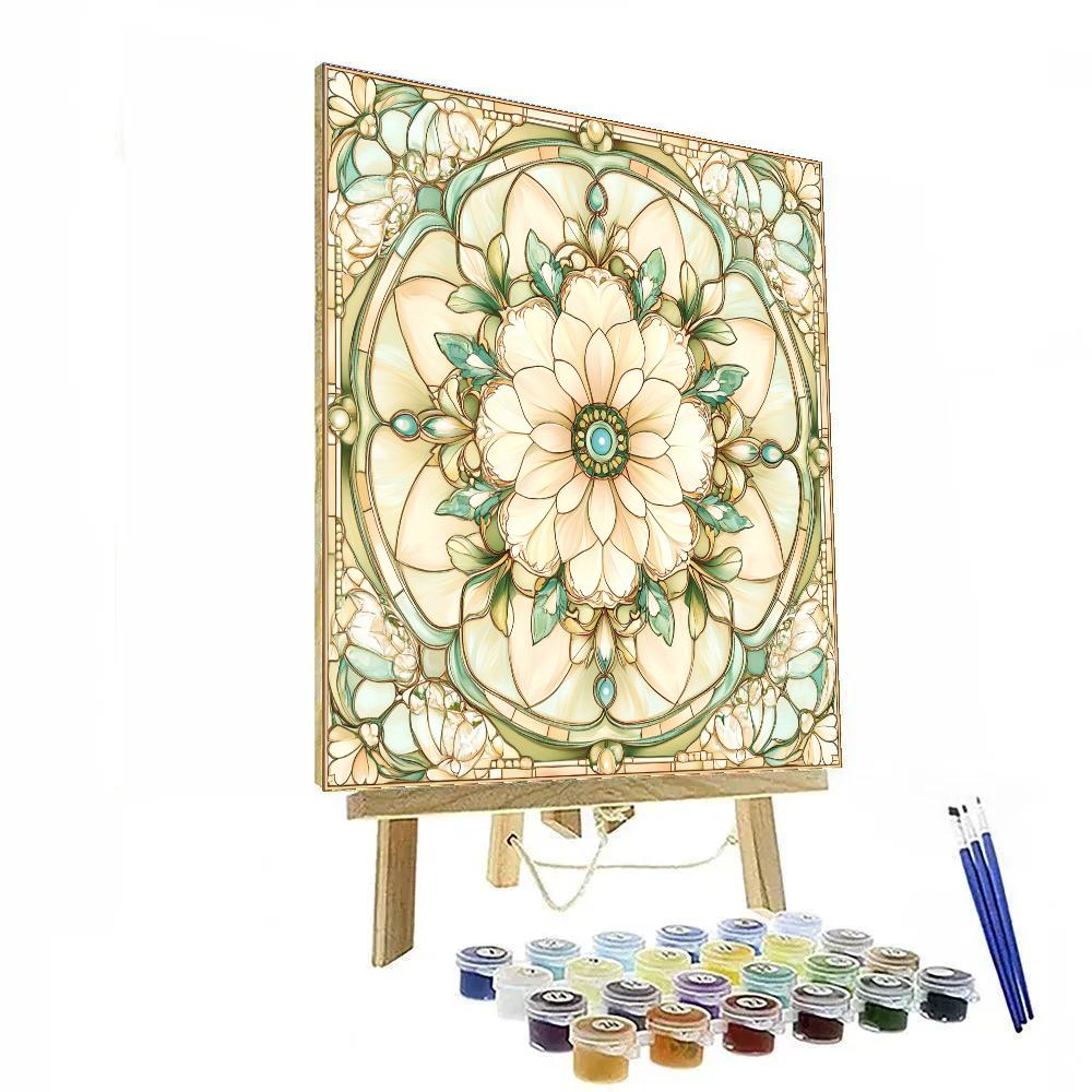 Alphonse Mucha Inspired Lattice Of Vernal Equinox Painting by numbers kit