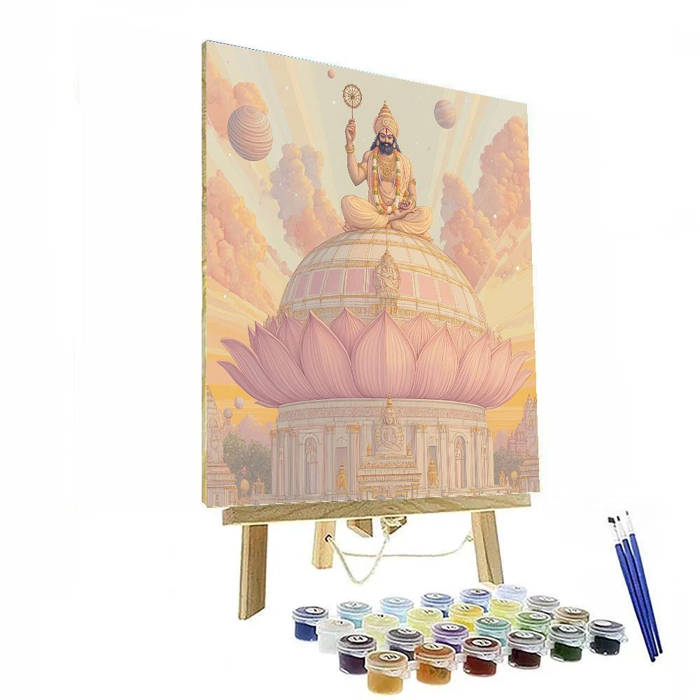 Lotus Observatory, Brahma At Dawn DIY paint by numbers