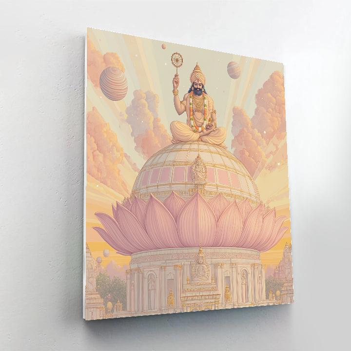 Lotus Observatory, Brahma At Dawn DIY paint by numbers