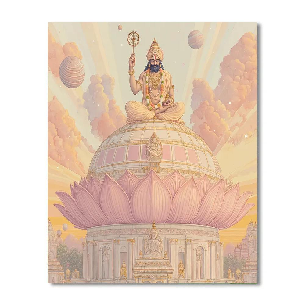 Lotus Observatory, Brahma At Dawn DIY paint by numbers