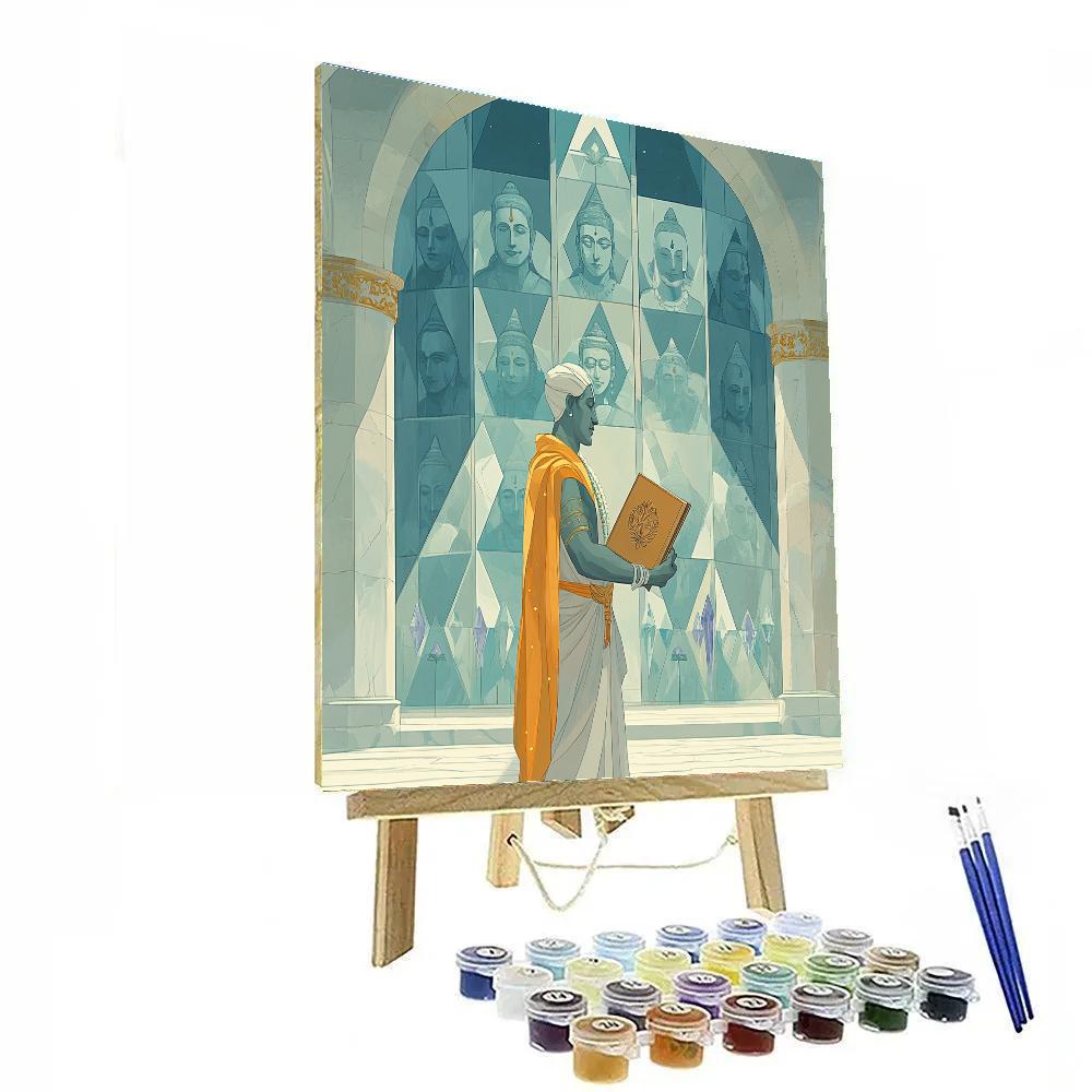 Brahma In The Crystal Archive Hall painting number kit
