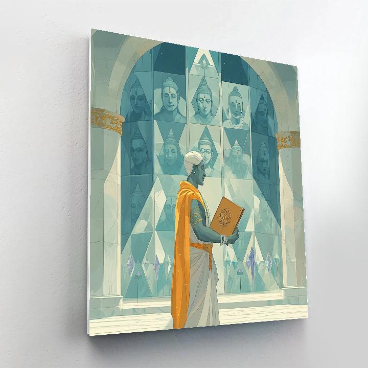 Brahma In The Crystal Archive Hall painting number kit