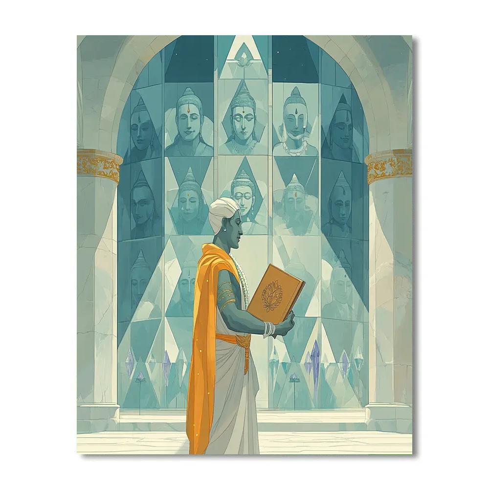 Brahma In The Crystal Archive Hall painting number kit