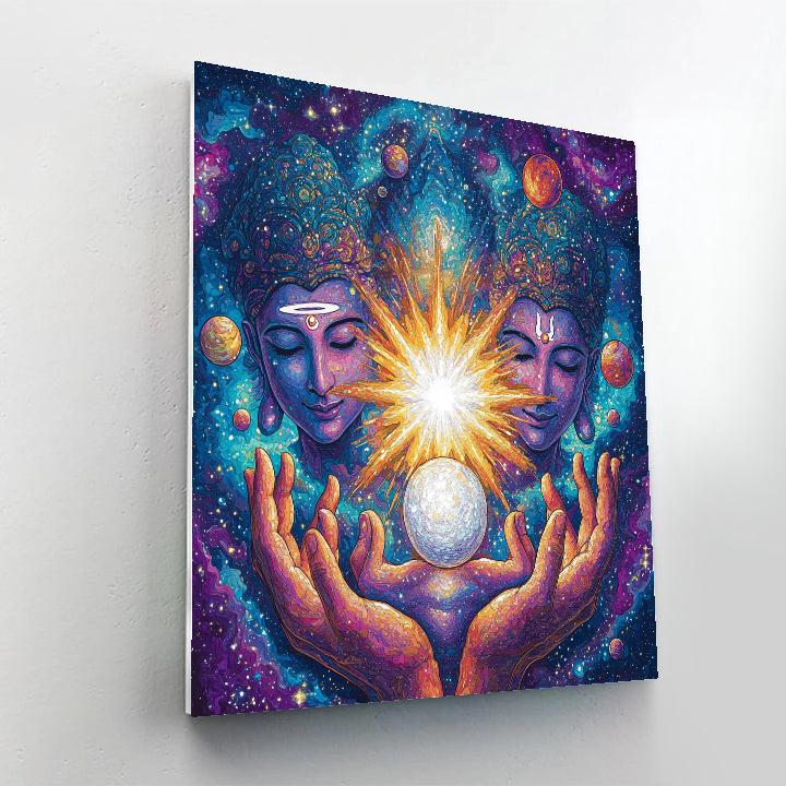 Brahma With The Seed Of A New Star painting number kit