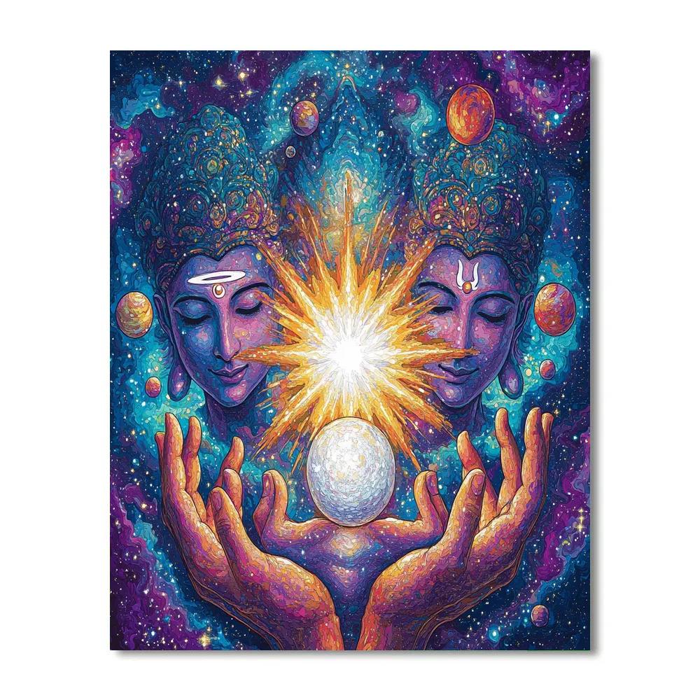 Brahma With The Seed Of A New Star painting number kit