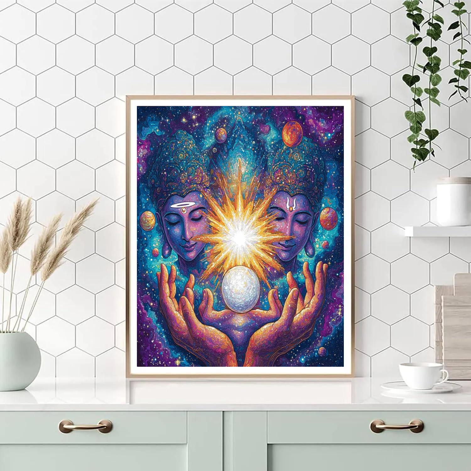 Brahma With The Seed Of A New Star painting number kit