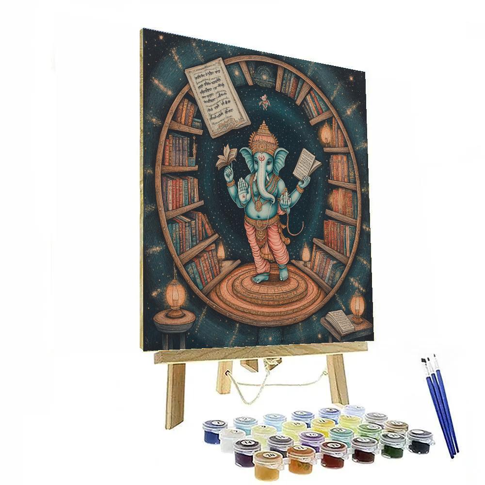 Ganesha-Celestial Library Of Quiet Orbits Paint by numbers art
