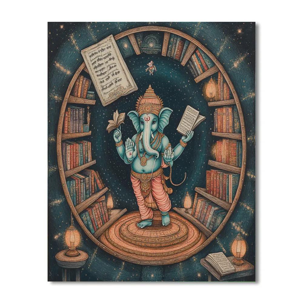 Ganesha-Celestial Library Of Quiet Orbits Paint by numbers art