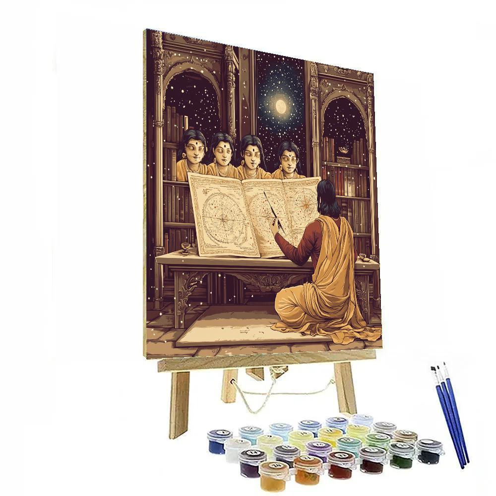 Brahma Dream Atlas In The Quiet Library Paint by numbers art
